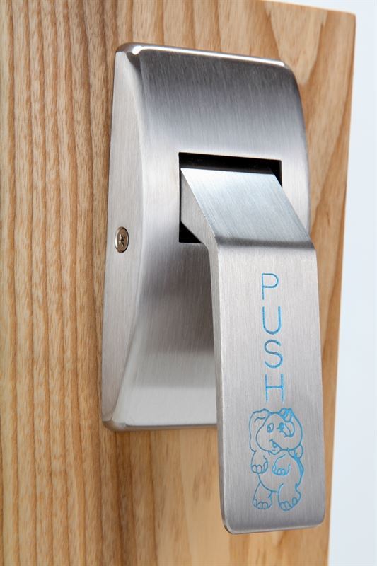 ABH 6800 Pull/Push Latch, Cylindrical Low Profile