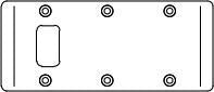 ABH CR4570 1/8" Inset Cylindrical, 5-3/4" Frame