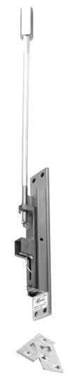 ABH 1855S Manual Flush Bolt, Metal, Single