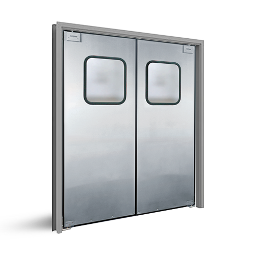 Eliason - FCG3, Stainless Steel Traffic Door, Full Perimeter Gasket, Double Pane Window