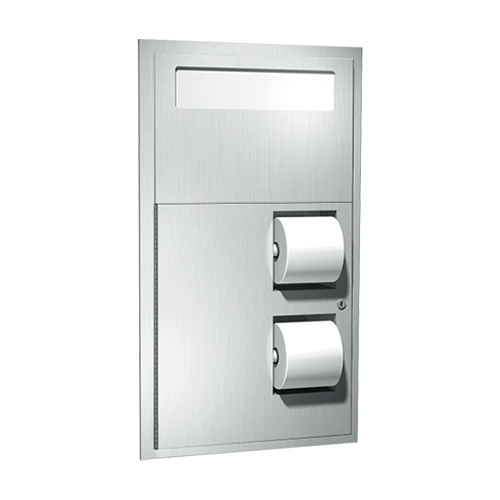 Toilet Seat Cover & Toilet Tissue Dispenser - Recessed - 10-0485-R