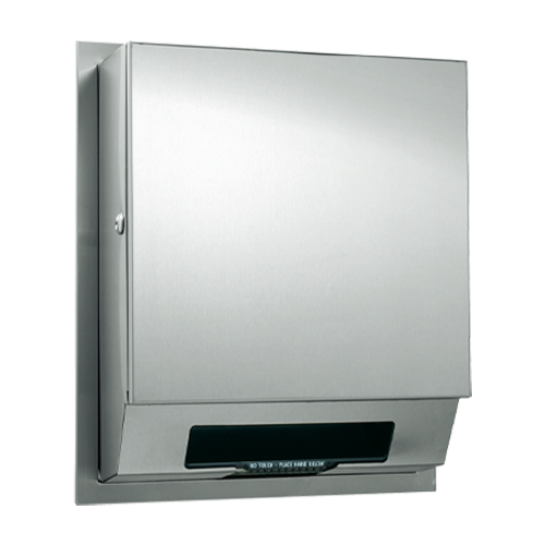 Simplicity Auto Paper Towel Dispenser Roll (110-240v) Semi Recessed - ASI 10-68523AC-4