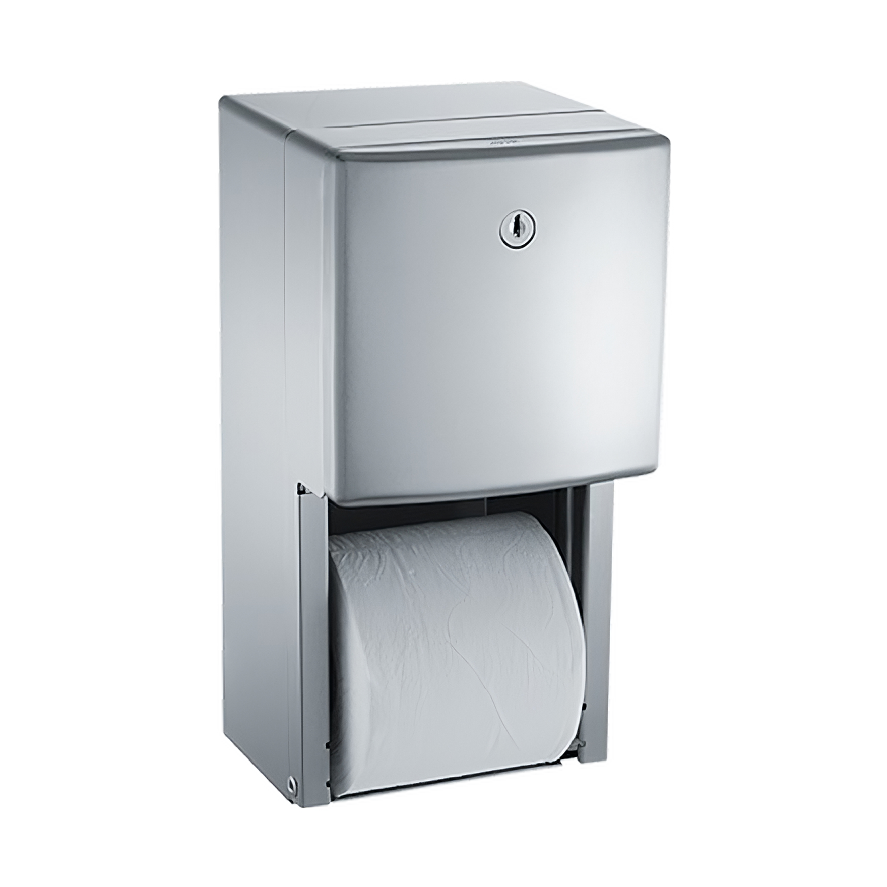 Roval - Toilet Tissue Dispenser - Twin Hide-A-Roll - Surface Mounted
