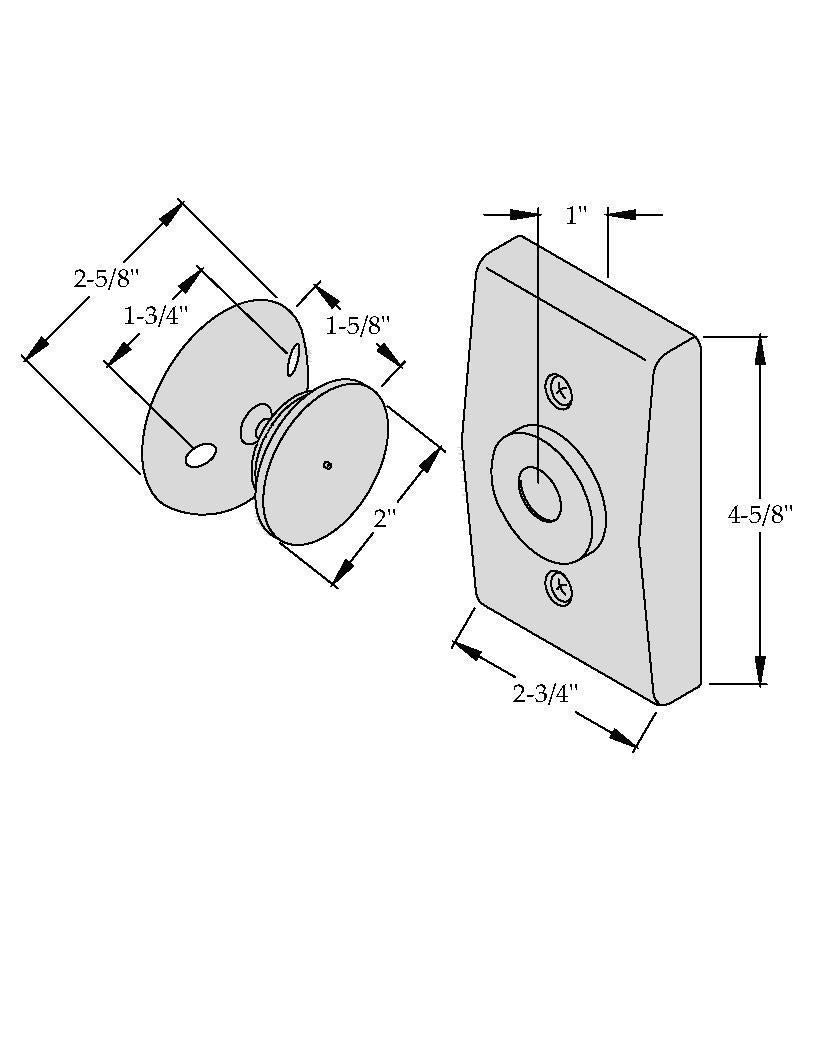 ABH 2100 Surface Magnetic Door Holder