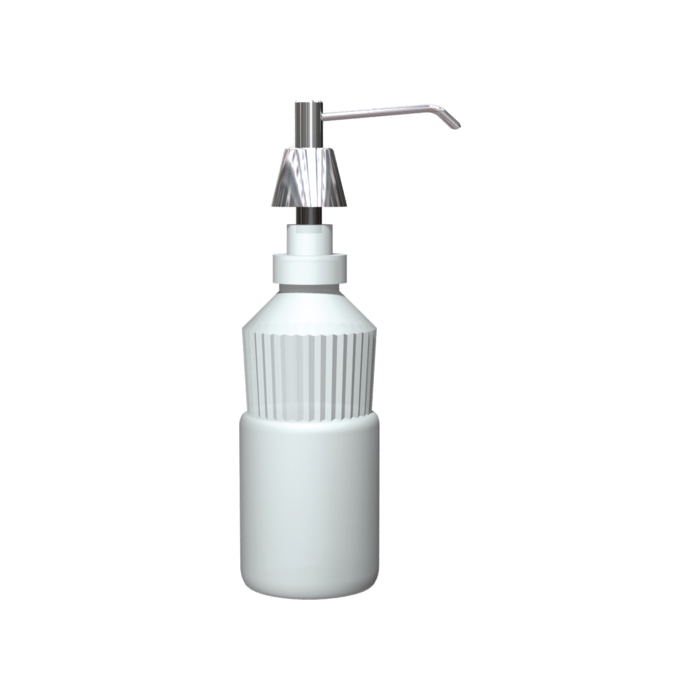 ASI - 10-0332-D - Lav Basin Soap Dispenser - 6" Spout, 4" Shank, 34 oz. - Vanity Mounted