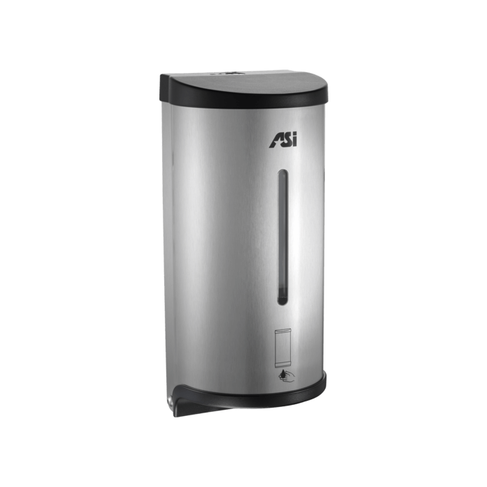 ASI - 10-0362 - Auto, Liquid Soap & Gel Dispenser (Battery) Stainless Steel, 27oz., Surface Mounted