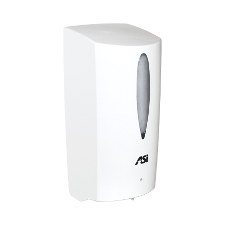 ASI - 10-0361 - Auto, Liquid Soap / Gel Hand Sanitizer Dispenser (Batt.) Plastic,28 oz., Surface Mounted