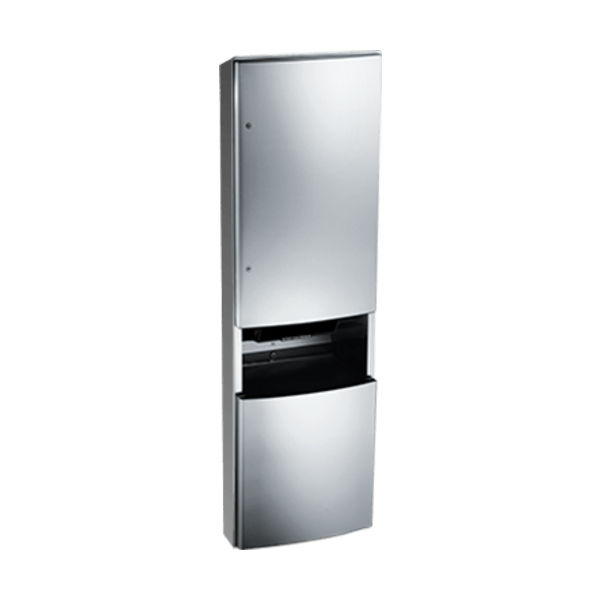 ASI - 10-2046921AC-6 - Roval™ - Auto Roll Paper Towel Dispenser / 13.5 gal. Removable Waste Receptacle - 110-240V - Recessed