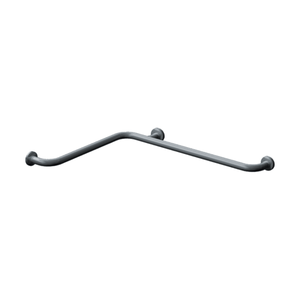 ASI - 10-3850 - Snap Flange (1-1/2" O.D) Smooth - Horizontal Grab Bar, 24" x 36"