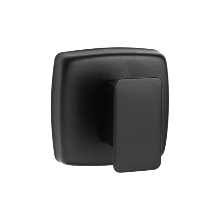 ASI - 10-7340-41 - Matte Black - Robe Hook - Single - Powder Coated Stainless - Surface Mounted
