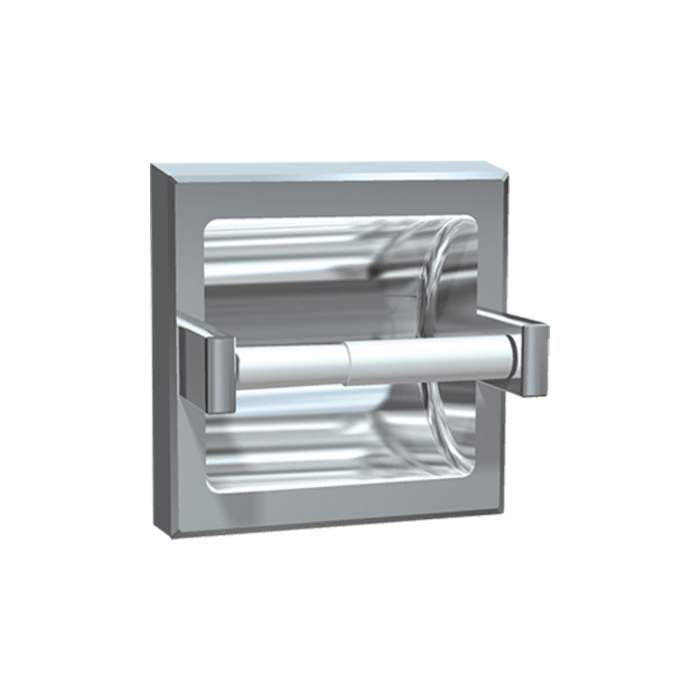 ASI - 10-7402-BSM - Toilet Tissue Holder - Single - Bright Stainless Steel - Surface Mounted