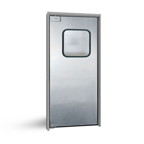 Eliason FCG-3 Stainless Steel Traffic Door, Full Perimeter Gasket, 9"x14" Double Pane Window