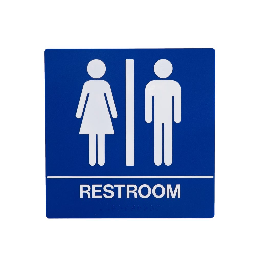 Trimco 509 ADA Unisex Restroom Sign