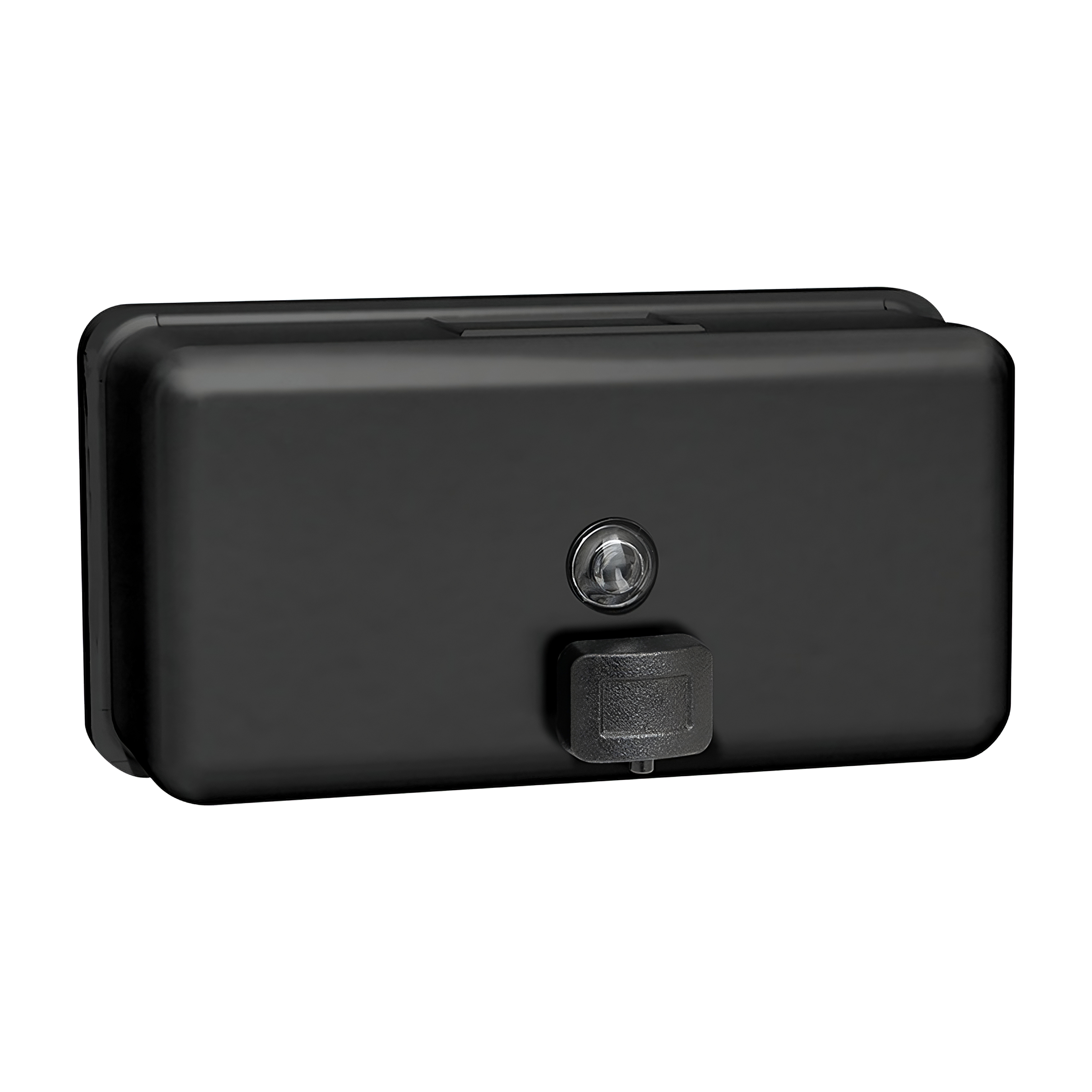 Matte Black - Soap Dispenser - Liquid, Horizontal - Powder Coated Stainless - 40 oz. - Surface Mounted - NEW