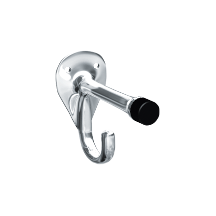 Coat Hook & Bumper Chrome Plated Surface Mounted - ASI 10-0714