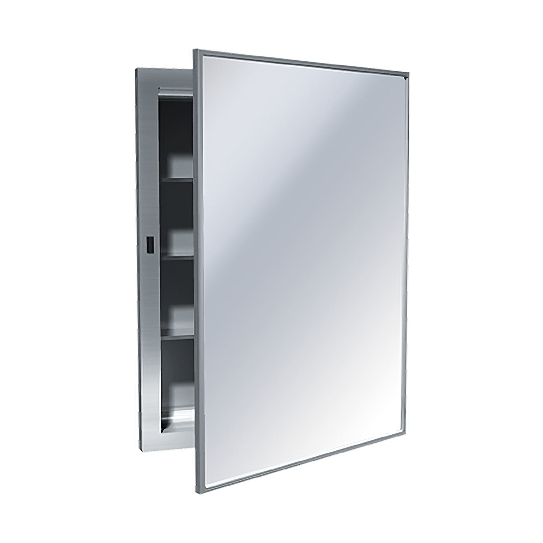 Medicine Cabinet  - Stainless Steel - 18-1/4"W X 24-1/4"H - Recessed