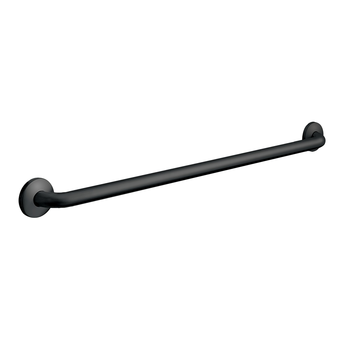 Snap Flange Straight Grab Bar, 42” Black — Building Supply BFF