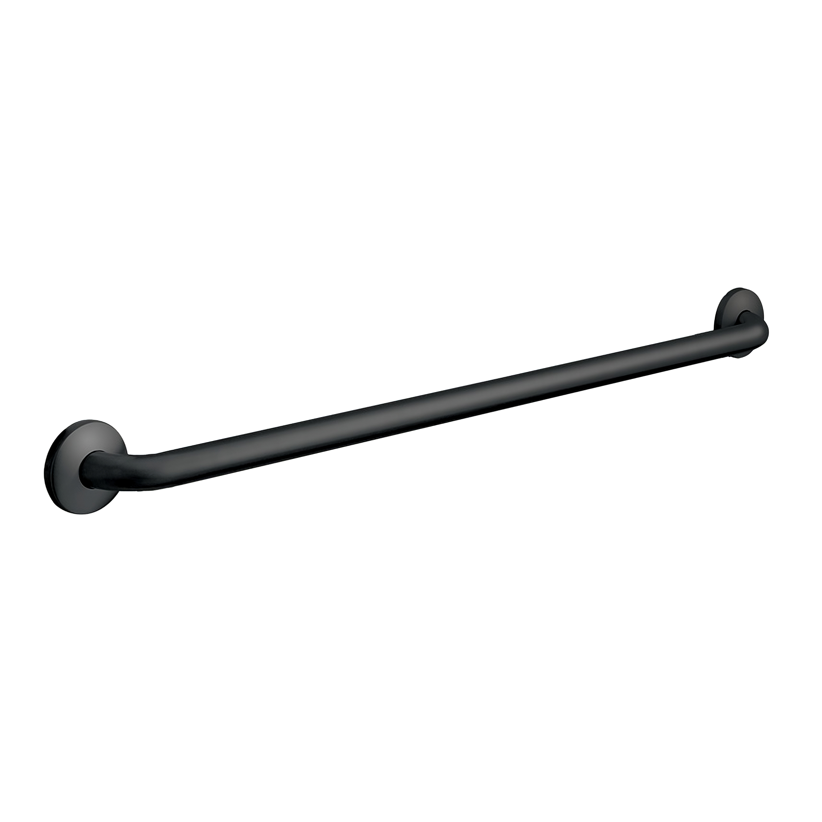 Snap Flange (1-1/2" O.D) Peened - Straight Grab Bar, 42” Black